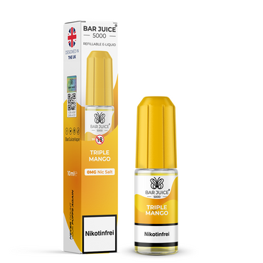 10x Bar Juice 5000 10ml Nikotinsalzliquid Triple Mango