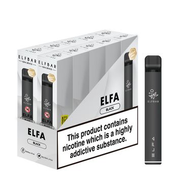[Paket] 10x ELFBAR ELFA Pod Kit 500 mAh Akku - Black