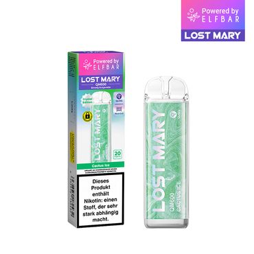 [Paket] 10+2 Aktion ELFBAR Lost Mary QM600 - Cactus Ice 20mg Nikotin