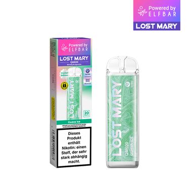 [Paket] 10+2 Aktion ELFBAR Lost Mary QM600 - Guava Ice 20mg Nikotin
