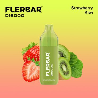 [Paket] 10x Flerbar D16000 Strawberry Kiwi