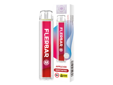 [Paket] 10x Flerbar Apple Ice Nikotinfrei