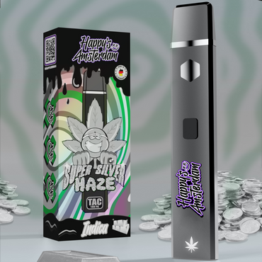 [Paket] 10x Happy's Amsterdam - TAC Einweg Vape - Super Silver Haze