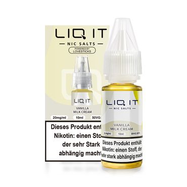10x LIQ IT Liquid - Vanilla Milk Cream