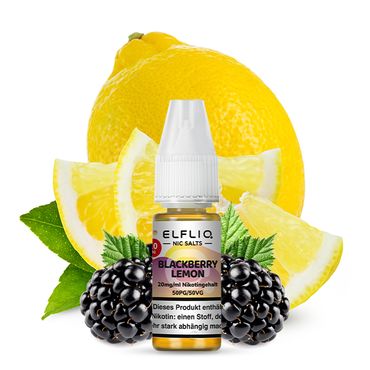 10x ELFLIQ - Blackberry Lemon