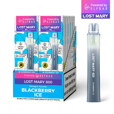 [Paket] 10x Lost Mary 800 Blackberry Ice 20mg Nikotin Einweg Vape