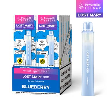 [Paket] 10x Lost Mary 800 Blueberry 20mg Nikotin Einweg Vape