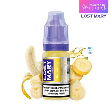 10x Lost Mary Liquid Banana Ice 10ml