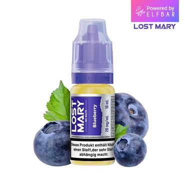 10x Lost Mary Liquid Blueberry 10ml
