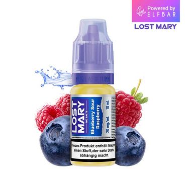 10x Lost Mary Liquid Blueberry Sour Raspberry 10ml