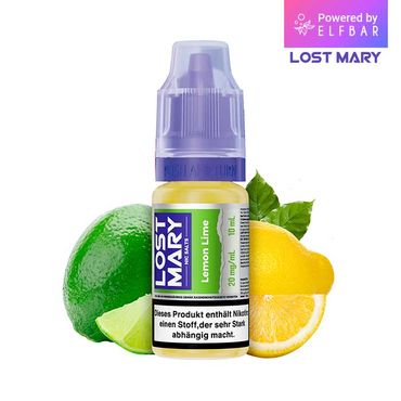10x Lost Mary Liquid Lemon Lime 10ml