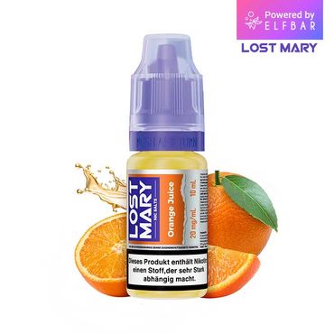 10x Lost Mary Liquid Orange Juice 10ml