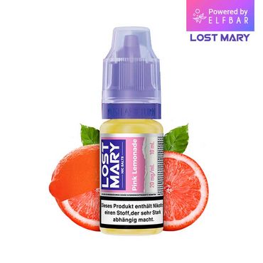 10x Lost Mary Liquid Pink Lemonade 10ml