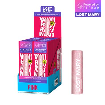 [Paket] 10x Lost Mary WAVI Akkuträger Farbe: Pink