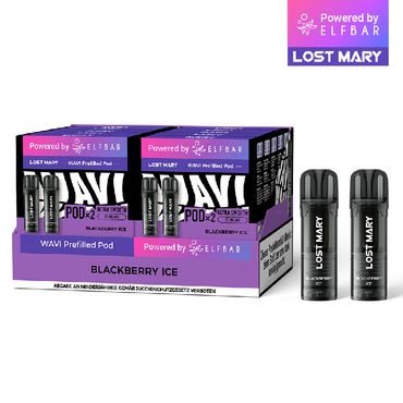 [Paket] 10x Lost Mary WAVI Blackberry Ice 20mg Nikotin 2er Pack (10% Akkuträger gratis)
