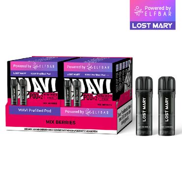 [Paket] 10x Lost Mary WAVI Mix Berries 20mg Nikotin 2er Pack (10% Akkuträger gratis)