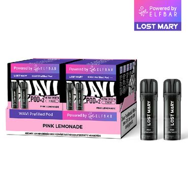 [Paket] 10x Lost Mary WAVI Pink Lemonade 20mg Nikotin 2er Pack (10% Akkuträger gratis)