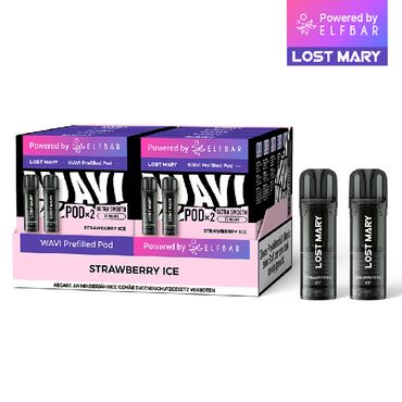 [Paket] 10x Lost Mary WAVI Strawberry Ice 20mg Nikotin 2er Pack (10% Akkuträger gratis)