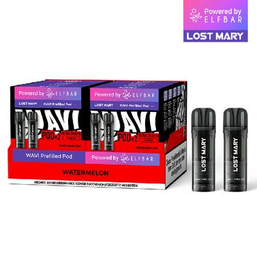 [Paket] 10x Lost Mary WAVI Watermelon 20mg Nikotin 2er Pack (10% Akkuträger gratis)