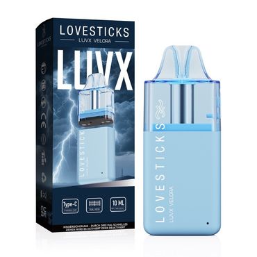 [Paket] 10x LUVX Velora Pod Kit - 1200 mAh Farbe: Blue