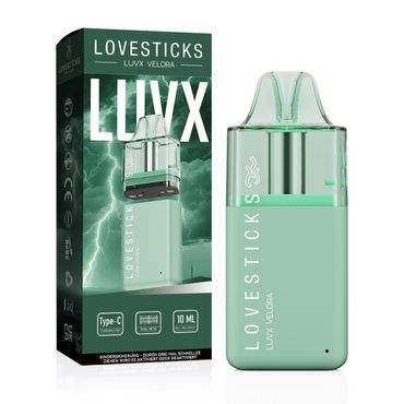 [Paket] 10x LUVX Velora Pod Kit - 1200 mAh Farbe: Green