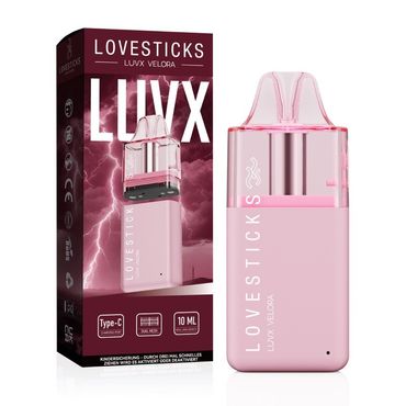 [Paket] 10x LUVX Velora Pod Kit - 1200 mAh Farbe: Pink