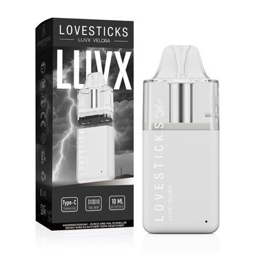 [Paket] 10x LUVX Velora Pod Kit - 1200 mAh Farbe: White