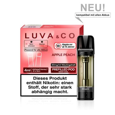 [Paket] 10x Luva & Co Pods - Apple Peach 20mg Nikotin 2er Pack