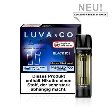[Paket] 10x Luva & Co Pods - Black Ice 20mg Nikotin 2er Pack