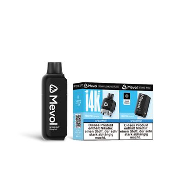 [Paket] 10x Mevol S7000 Spearmint 2ml Pod + 10ml E-Liquid Tank