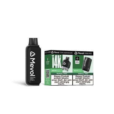 [Paket] 10x Mevol S7000 Tropical Twist 2ml Pod + 10ml E-Liquid Tank
