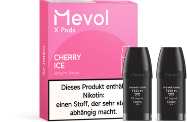 [Paket] 10x Mevol X Pro - Cherry Ice - 20mg Nikotingehalt