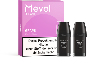 [Paket] 10x Mevol X Pro - Grape - 20mg Nikotingehalt