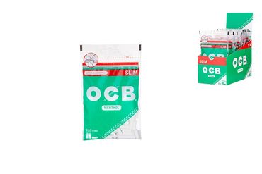 [Paket] 10x OCB Drehfilter Menthol Slim 6mm, Beutel á 120 Filter