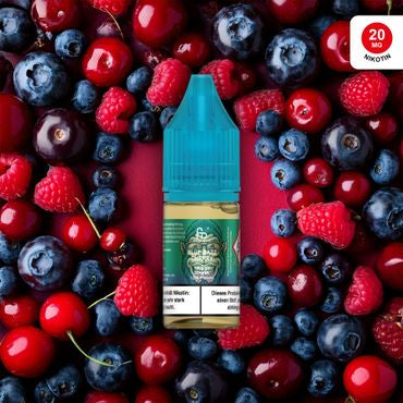 10x RandM Liquid - Blue Razz Cherry
