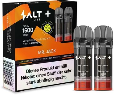 [Paket] 10x SALT Plus Lite Pods Mr. Jack 20mg/ml