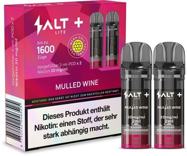 [Paket] 10x SALT Plus Lite Pods Mulled Wine 20mg/ml