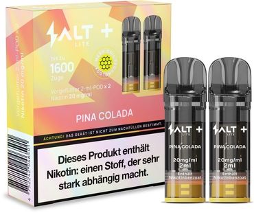 [Paket] 10x SALT Plus Lite Pods Pina Colada 20mg/ml