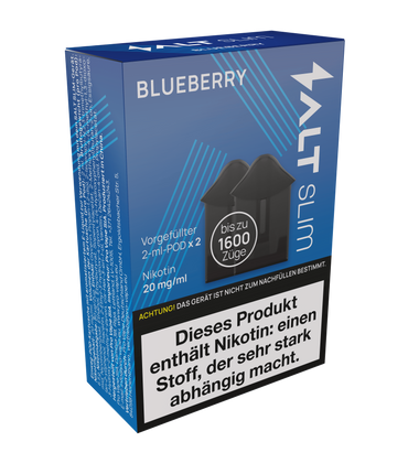 [Paket] 10x SALT Slim Pods Blueberry 20mg/ml