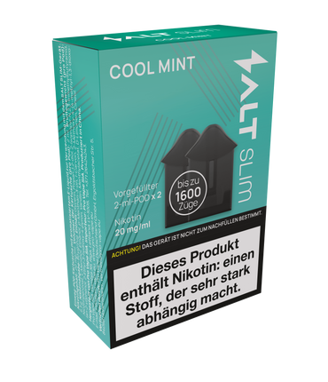 [Paket] 10x SALT Slim Pods Cool Mint 20mg/ml