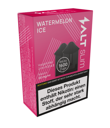 [Paket] 10x SALT Slim Pods Watermelon Ice 20mg/ml