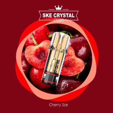 [Paket] 10x SKE Crystal PLUS Cherry Ice 2% Nikotin 2er Pack