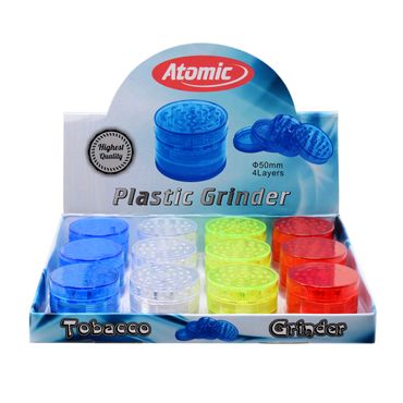 [Paket] 12x Atomic Kunststoff Grinder 50mm
