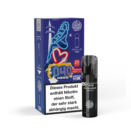 187 Strassenbande Einweg Pod - 040 Hamburg - 20mg Nikotinsalz 2ml