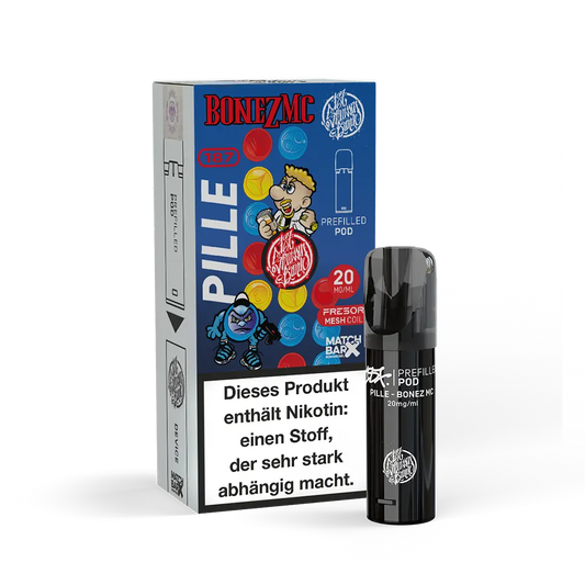 187 Strassenbande Einweg Pod - Pille - Bonez MC - 20mg Nikotinsalz 2ml