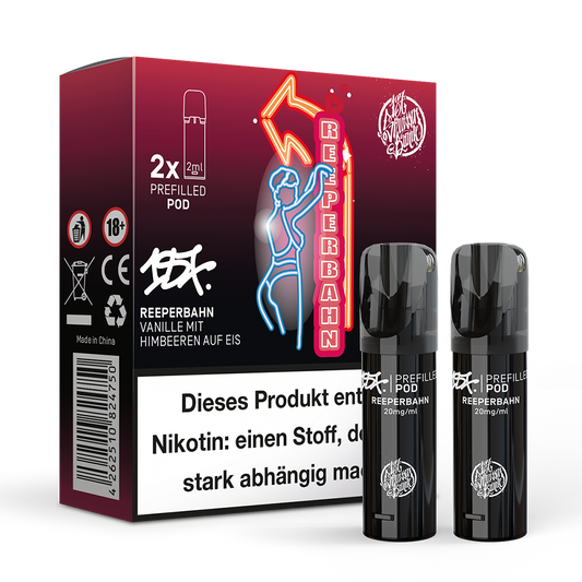 2x 187 Strassenbande Einweg Pod - Repperbahn - 20mg Nikotinsalz 2ml