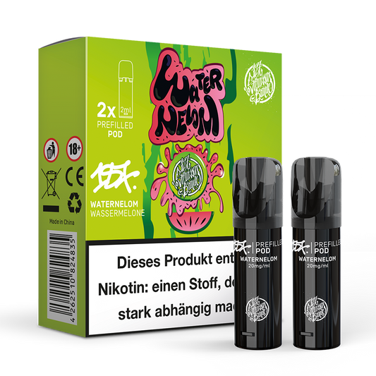 2x 187 Strassenbande Einweg Pod - Waternelom - 20mg Nikotinsalz 2ml