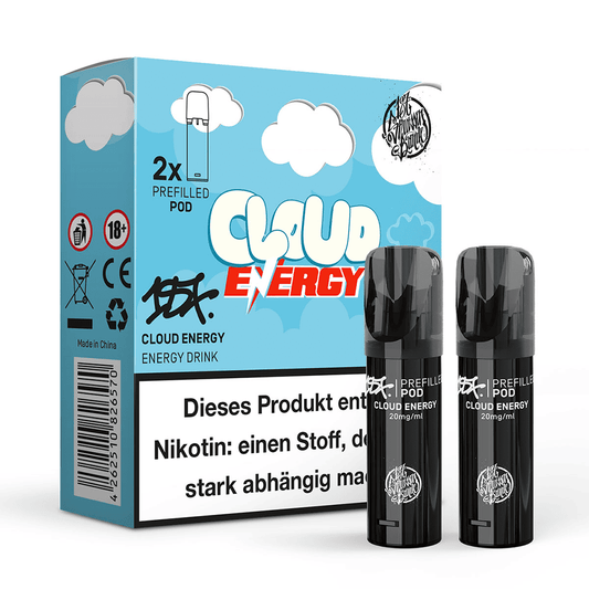 2x 187 Strassenbande Einweg Pod - Cloud Energy - 20mg Nikotinsalz 2ml