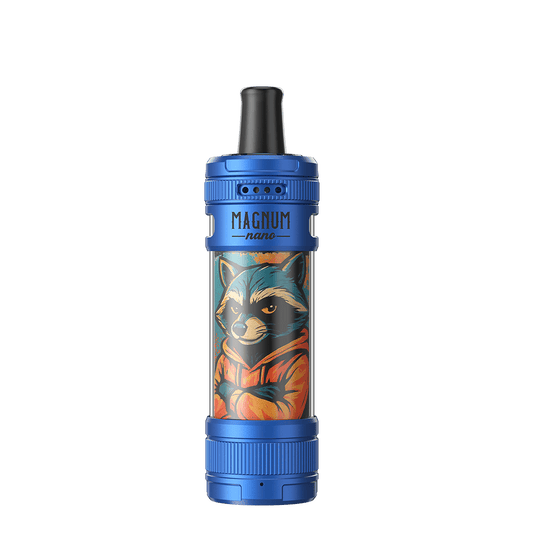 Aspire Magnum Nano Blue and Street Racoon