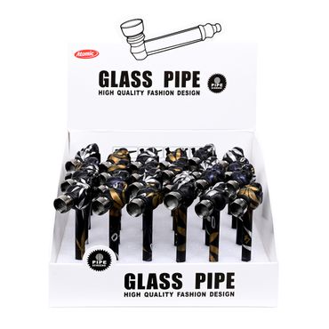 [Paket] 24x Atomic Glas Tabakpfeife Totenkopf